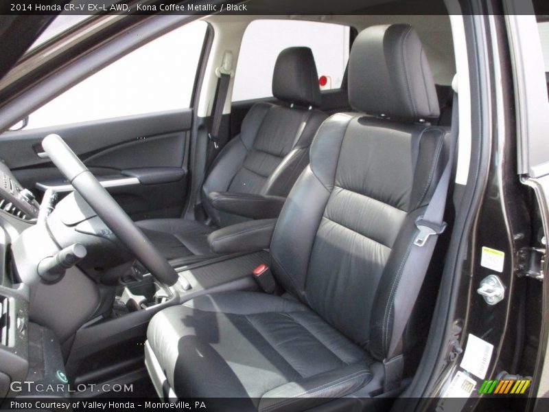 Kona Coffee Metallic / Black 2014 Honda CR-V EX-L AWD