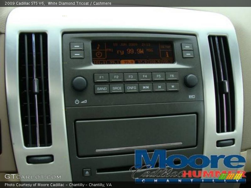 White Diamond Tricoat / Cashmere 2009 Cadillac STS V6