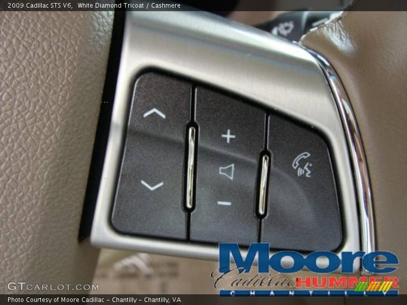 White Diamond Tricoat / Cashmere 2009 Cadillac STS V6