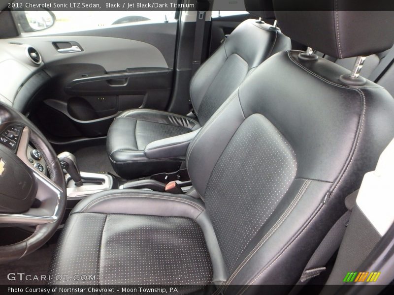 Black / Jet Black/Dark Titanium 2012 Chevrolet Sonic LTZ Sedan