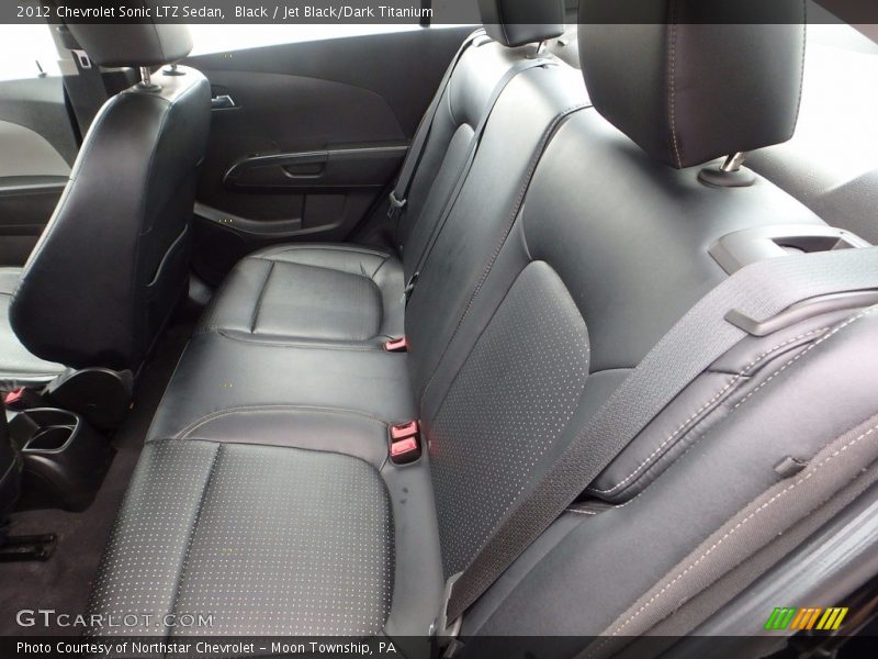 Black / Jet Black/Dark Titanium 2012 Chevrolet Sonic LTZ Sedan