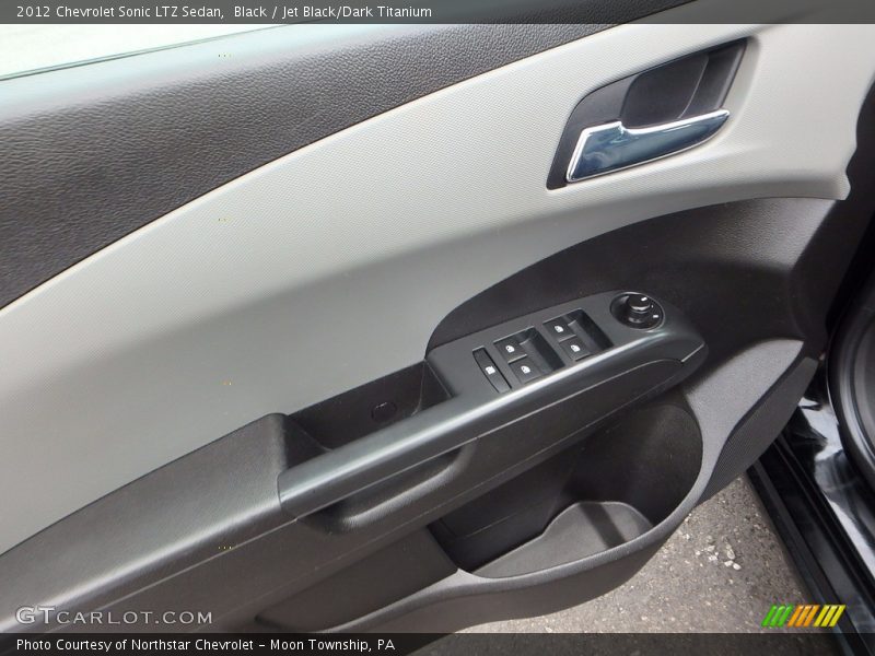 Black / Jet Black/Dark Titanium 2012 Chevrolet Sonic LTZ Sedan