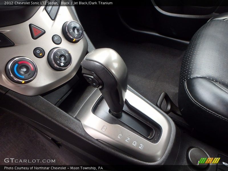 Black / Jet Black/Dark Titanium 2012 Chevrolet Sonic LTZ Sedan