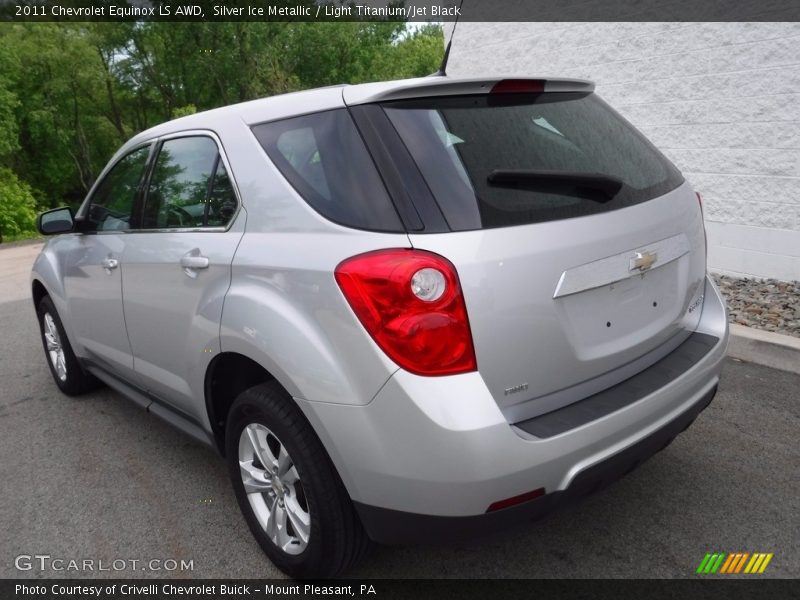 Silver Ice Metallic / Light Titanium/Jet Black 2011 Chevrolet Equinox LS AWD