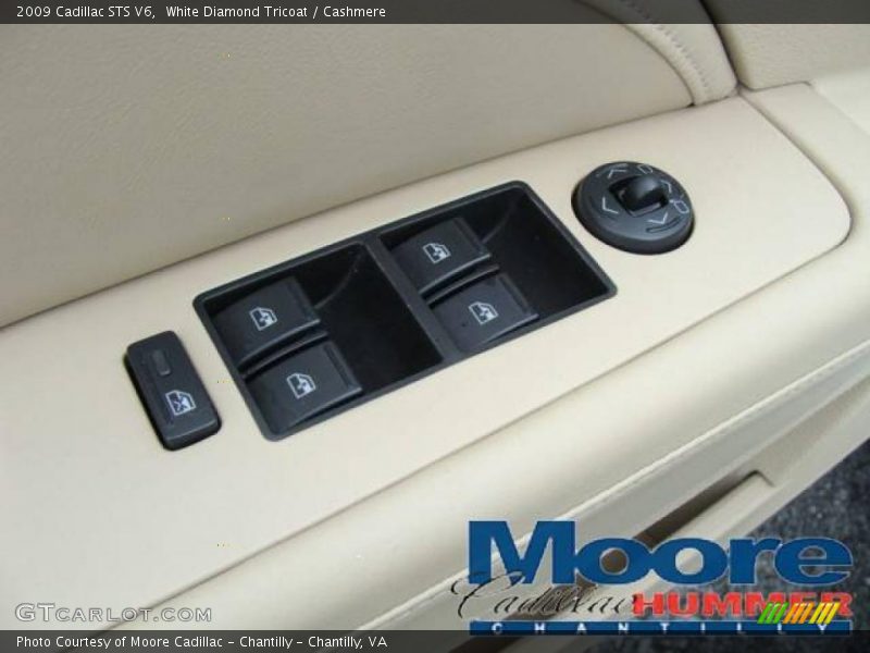 White Diamond Tricoat / Cashmere 2009 Cadillac STS V6