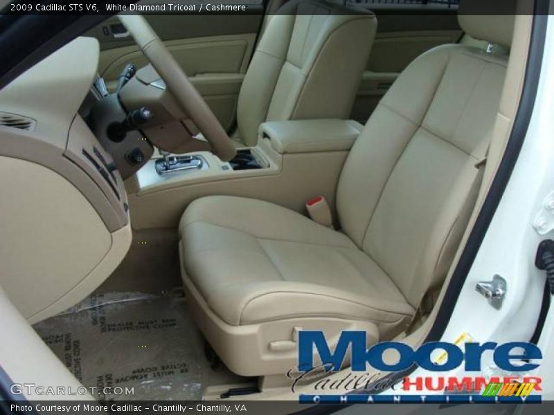 White Diamond Tricoat / Cashmere 2009 Cadillac STS V6