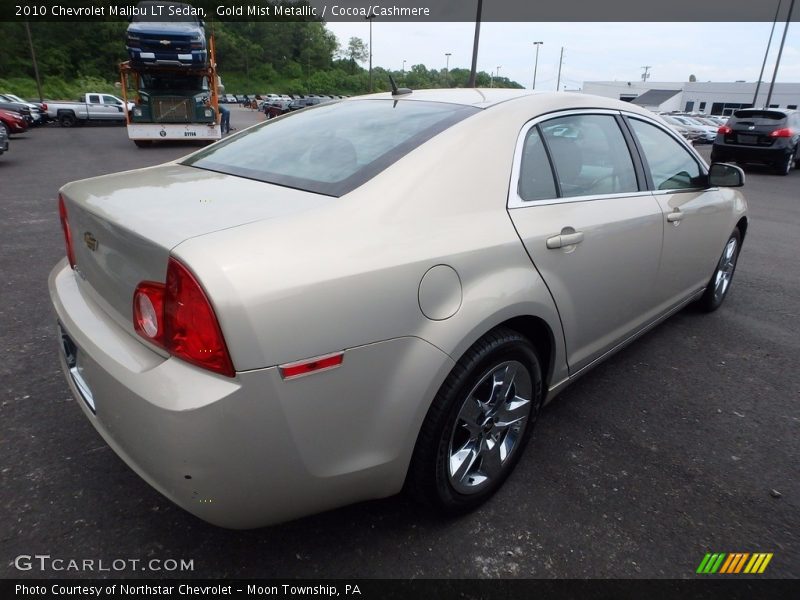 Gold Mist Metallic / Cocoa/Cashmere 2010 Chevrolet Malibu LT Sedan