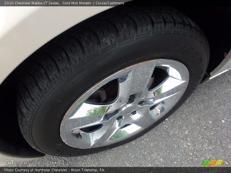 Gold Mist Metallic / Cocoa/Cashmere 2010 Chevrolet Malibu LT Sedan