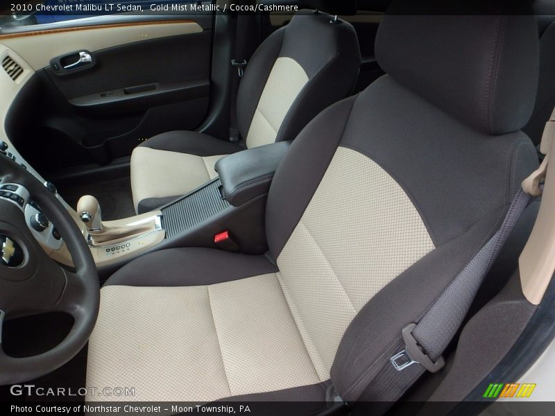 Gold Mist Metallic / Cocoa/Cashmere 2010 Chevrolet Malibu LT Sedan