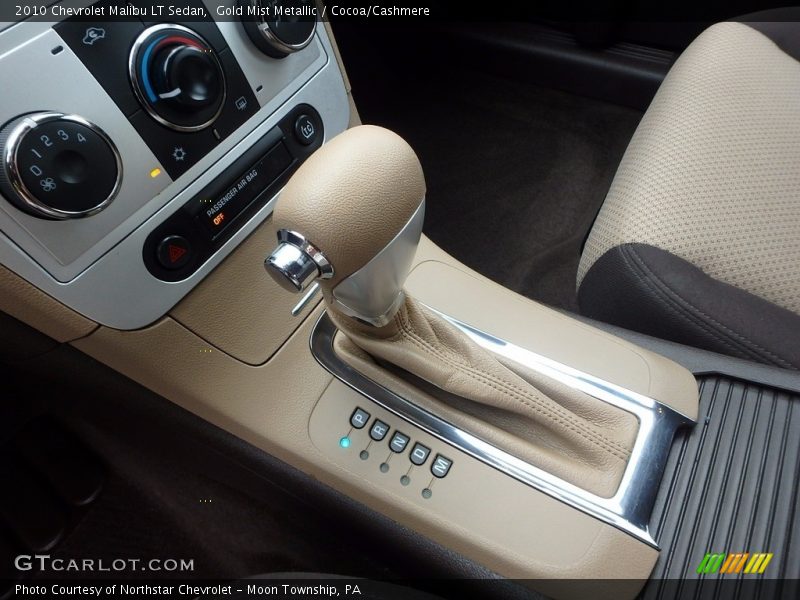 Gold Mist Metallic / Cocoa/Cashmere 2010 Chevrolet Malibu LT Sedan