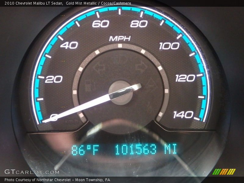 Gold Mist Metallic / Cocoa/Cashmere 2010 Chevrolet Malibu LT Sedan