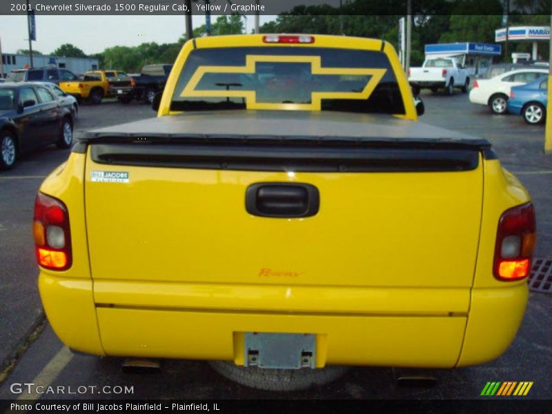 Yellow / Graphite 2001 Chevrolet Silverado 1500 Regular Cab