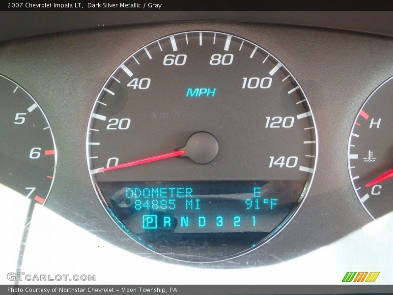 Dark Silver Metallic / Gray 2007 Chevrolet Impala LT