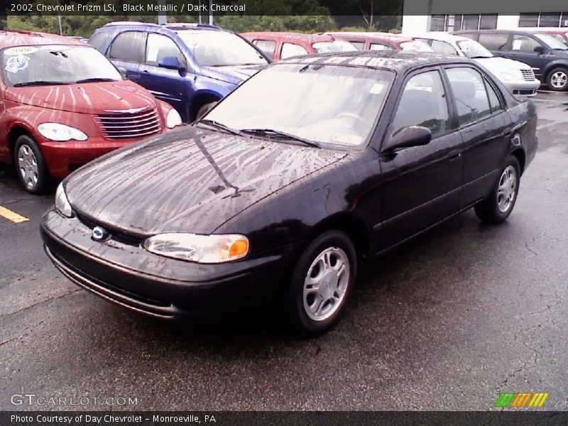Black Metallic / Dark Charcoal 2002 Chevrolet Prizm LSi