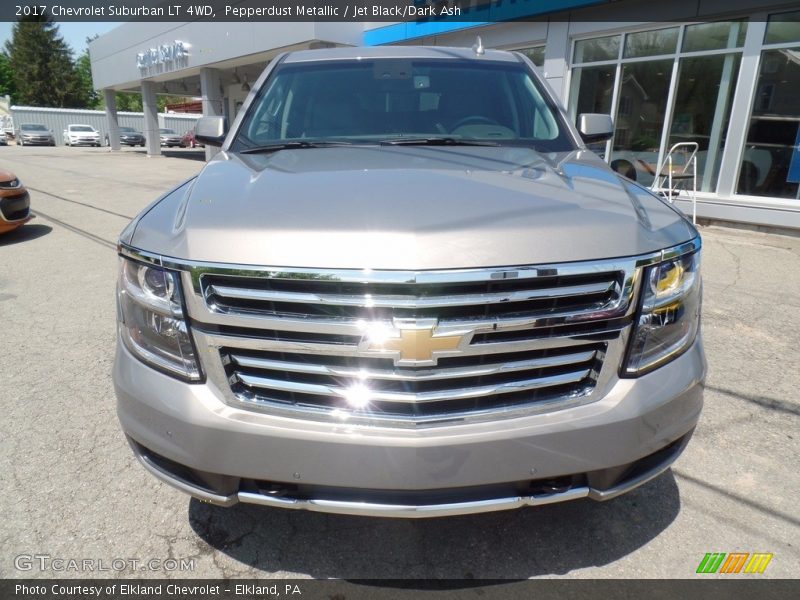 Pepperdust Metallic / Jet Black/Dark Ash 2017 Chevrolet Suburban LT 4WD