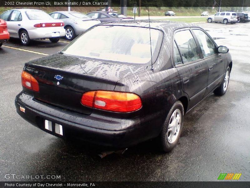 Black Metallic / Dark Charcoal 2002 Chevrolet Prizm LSi