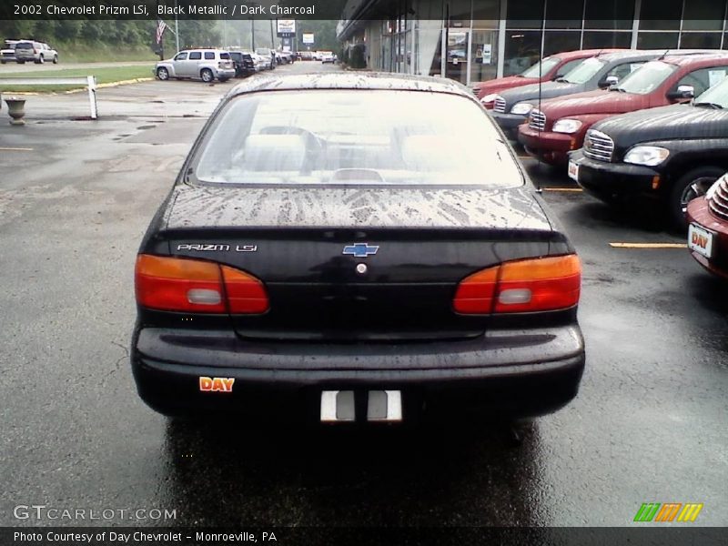 Black Metallic / Dark Charcoal 2002 Chevrolet Prizm LSi