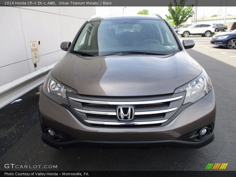 Urban Titanium Metallic / Black 2014 Honda CR-V EX-L AWD