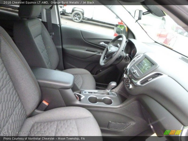 Orange Burst Metallic / Jet Black 2018 Chevrolet Equinox LT AWD