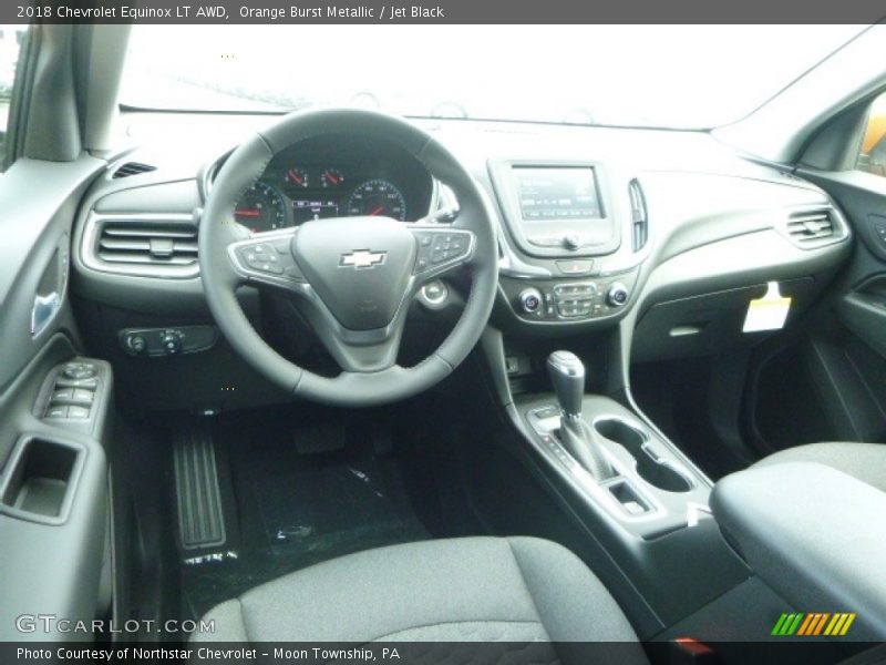 Orange Burst Metallic / Jet Black 2018 Chevrolet Equinox LT AWD