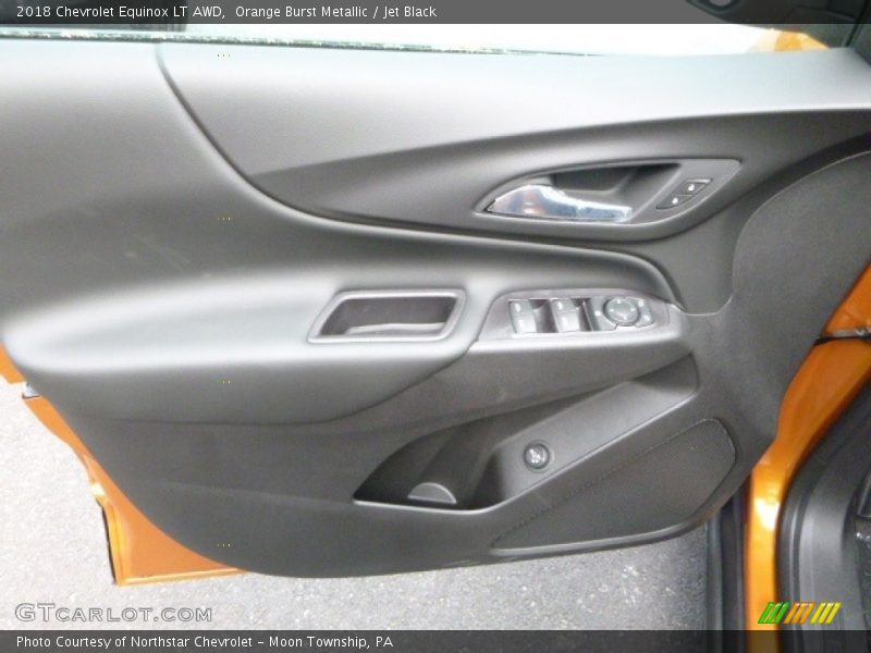 Orange Burst Metallic / Jet Black 2018 Chevrolet Equinox LT AWD