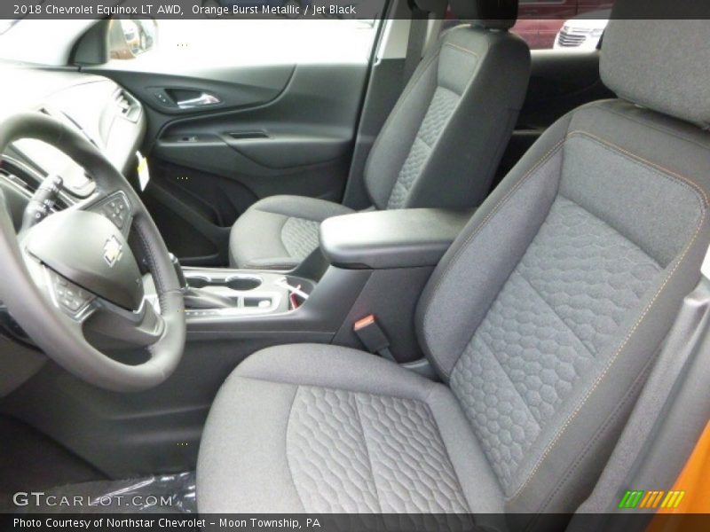Orange Burst Metallic / Jet Black 2018 Chevrolet Equinox LT AWD