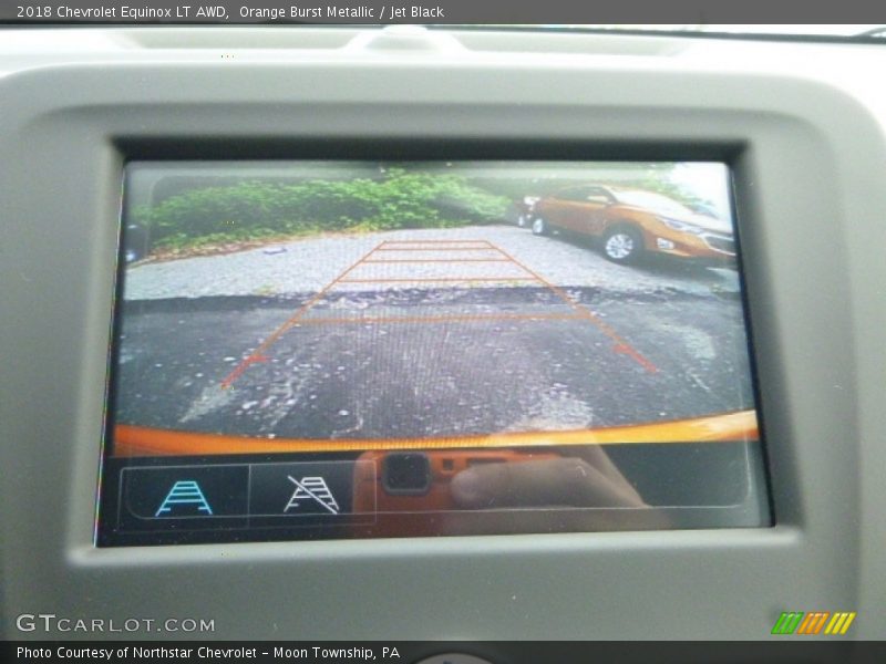Orange Burst Metallic / Jet Black 2018 Chevrolet Equinox LT AWD