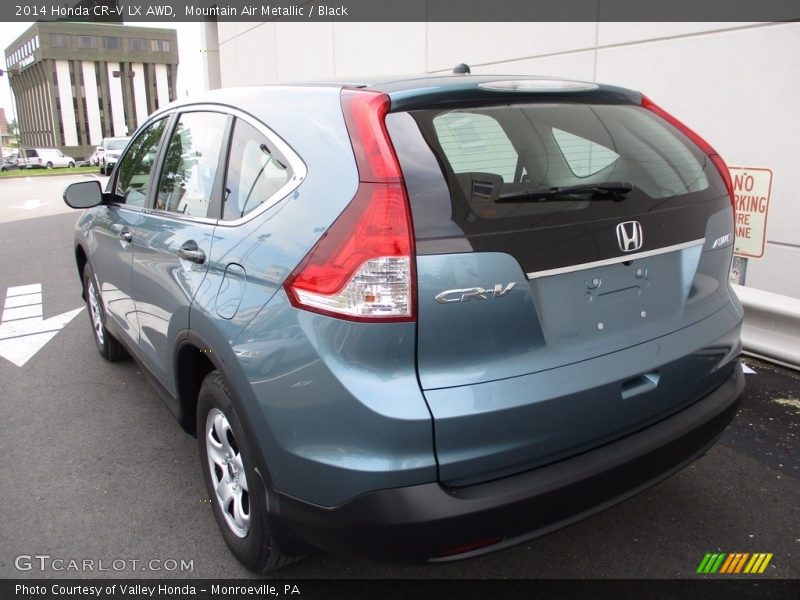 Mountain Air Metallic / Black 2014 Honda CR-V LX AWD