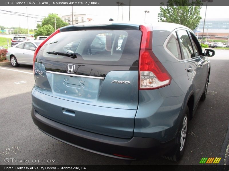 Mountain Air Metallic / Black 2014 Honda CR-V LX AWD