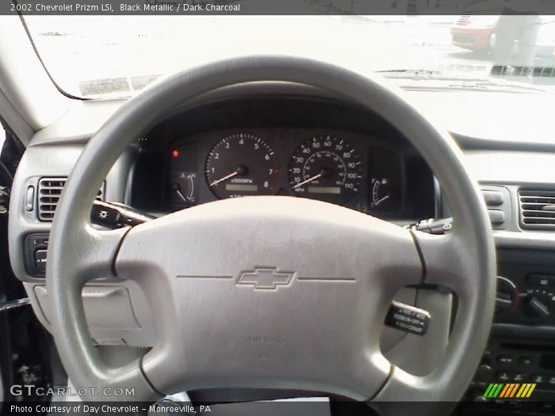 Black Metallic / Dark Charcoal 2002 Chevrolet Prizm LSi