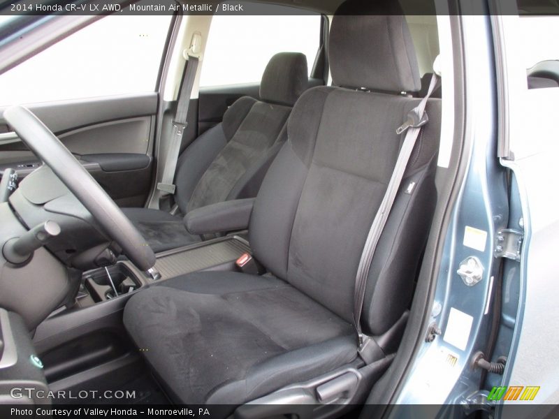 Mountain Air Metallic / Black 2014 Honda CR-V LX AWD