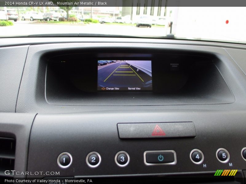 Mountain Air Metallic / Black 2014 Honda CR-V LX AWD