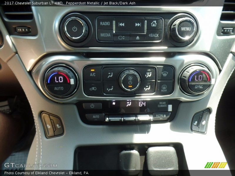 Pepperdust Metallic / Jet Black/Dark Ash 2017 Chevrolet Suburban LT 4WD