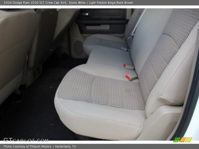 Stone White / Light Pebble Beige/Bark Brown 2009 Dodge Ram 1500 SLT Crew Cab 4x4
