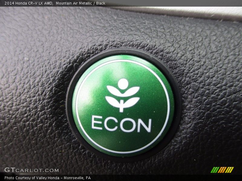 Mountain Air Metallic / Black 2014 Honda CR-V LX AWD