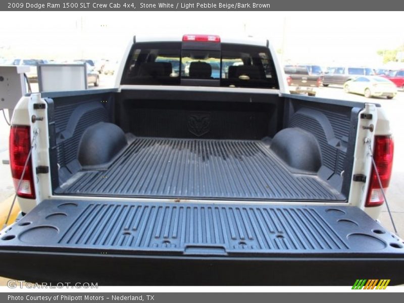 Stone White / Light Pebble Beige/Bark Brown 2009 Dodge Ram 1500 SLT Crew Cab 4x4