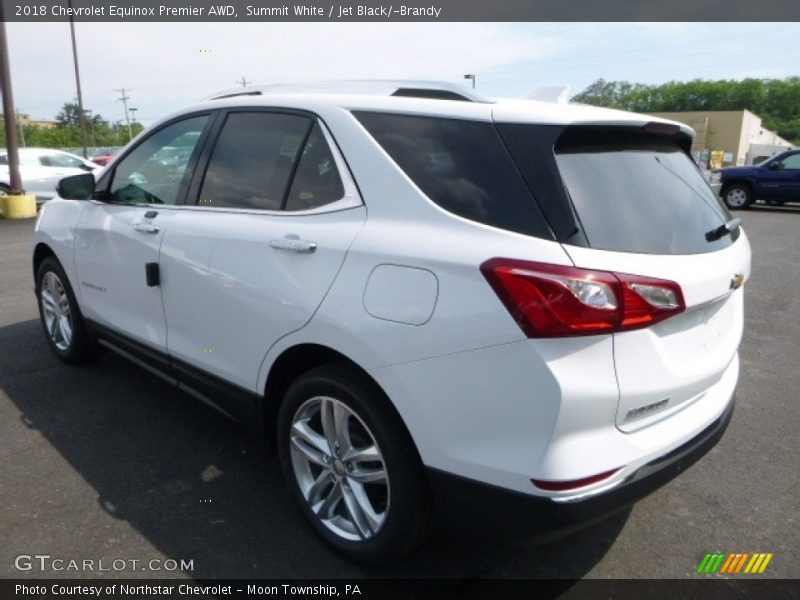 Summit White / Jet Black/­Brandy 2018 Chevrolet Equinox Premier AWD