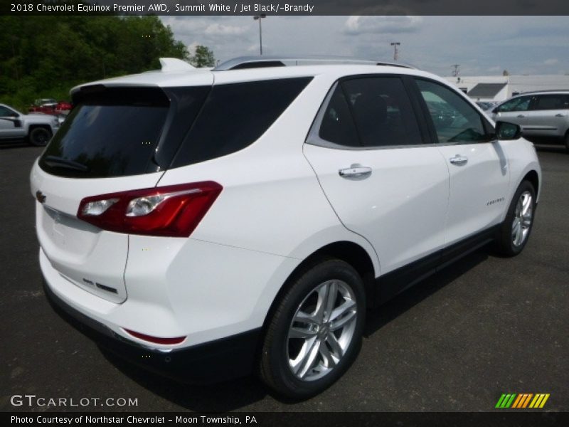 Summit White / Jet Black/­Brandy 2018 Chevrolet Equinox Premier AWD