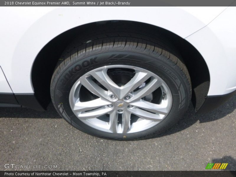 Summit White / Jet Black/­Brandy 2018 Chevrolet Equinox Premier AWD