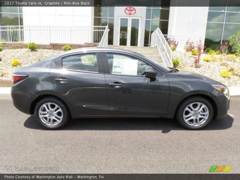 Graphite / Mid-Blue Black 2017 Toyota Yaris iA