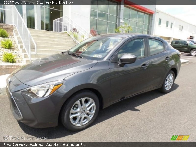 Graphite / Mid-Blue Black 2017 Toyota Yaris iA
