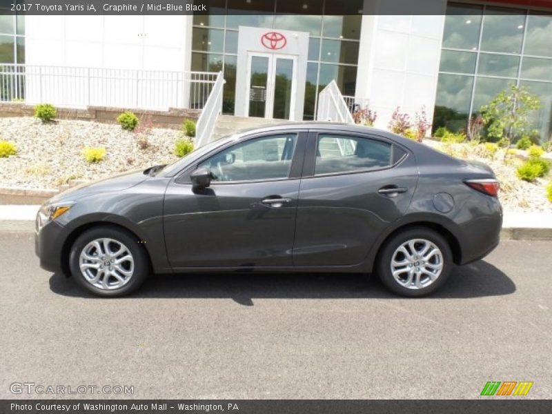 Graphite / Mid-Blue Black 2017 Toyota Yaris iA