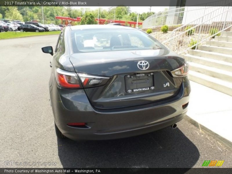 Graphite / Mid-Blue Black 2017 Toyota Yaris iA