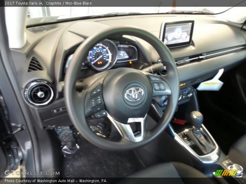Graphite / Mid-Blue Black 2017 Toyota Yaris iA