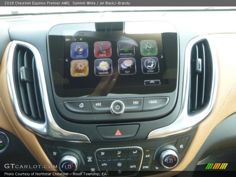 Summit White / Jet Black/­Brandy 2018 Chevrolet Equinox Premier AWD