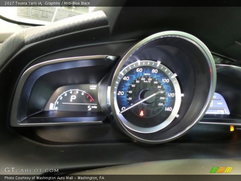 Graphite / Mid-Blue Black 2017 Toyota Yaris iA