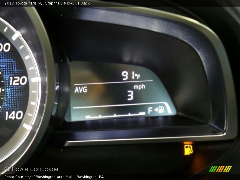 Graphite / Mid-Blue Black 2017 Toyota Yaris iA