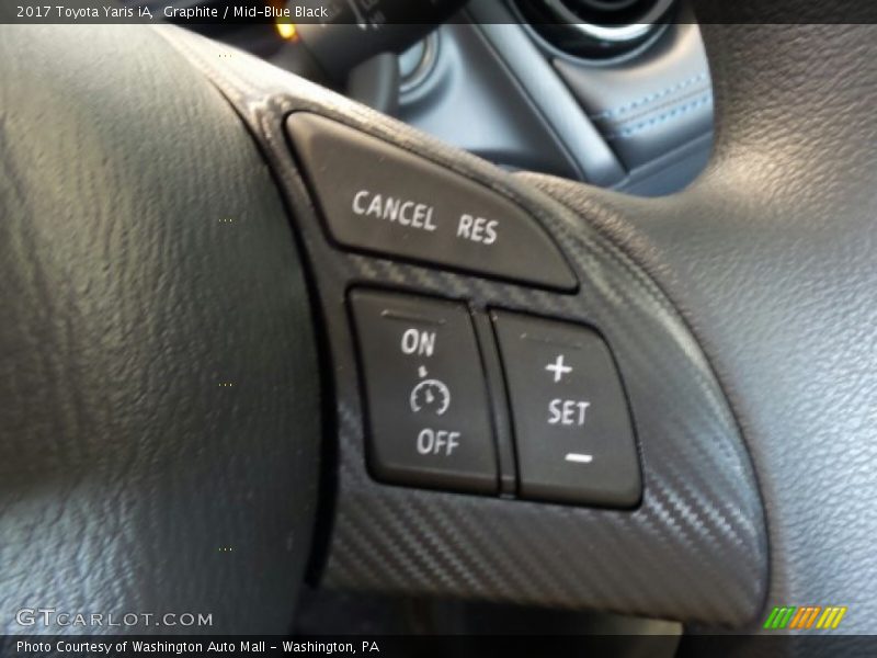 Graphite / Mid-Blue Black 2017 Toyota Yaris iA