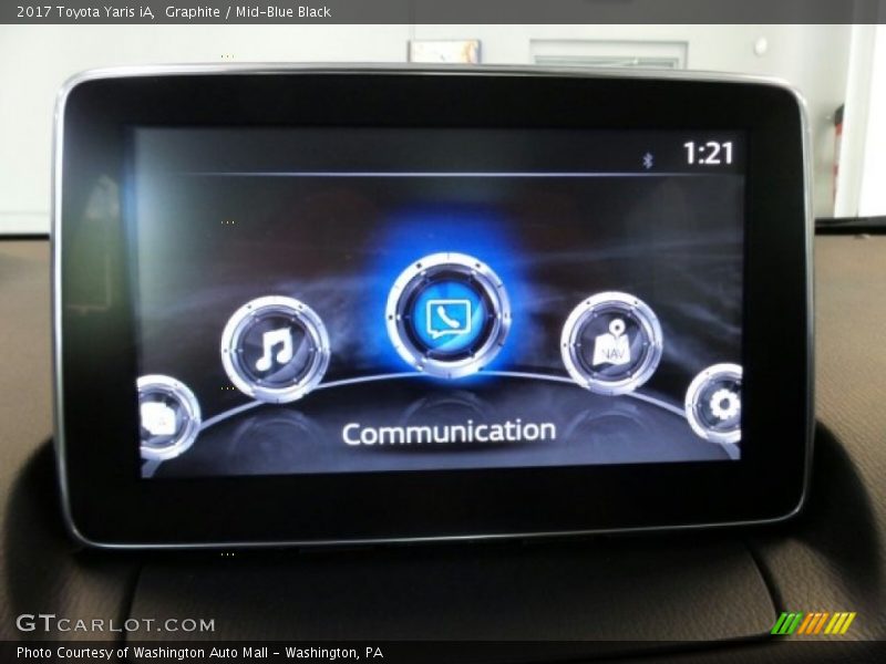 Graphite / Mid-Blue Black 2017 Toyota Yaris iA