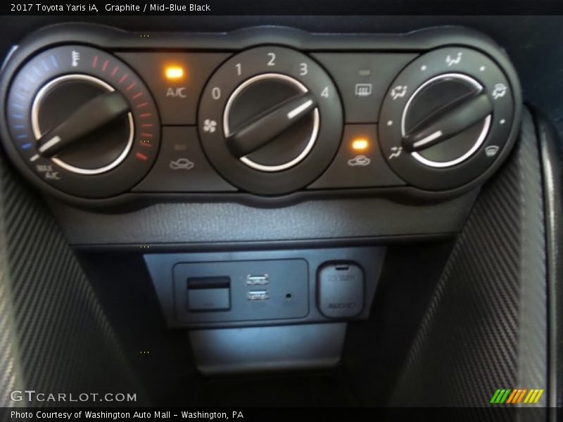 Graphite / Mid-Blue Black 2017 Toyota Yaris iA